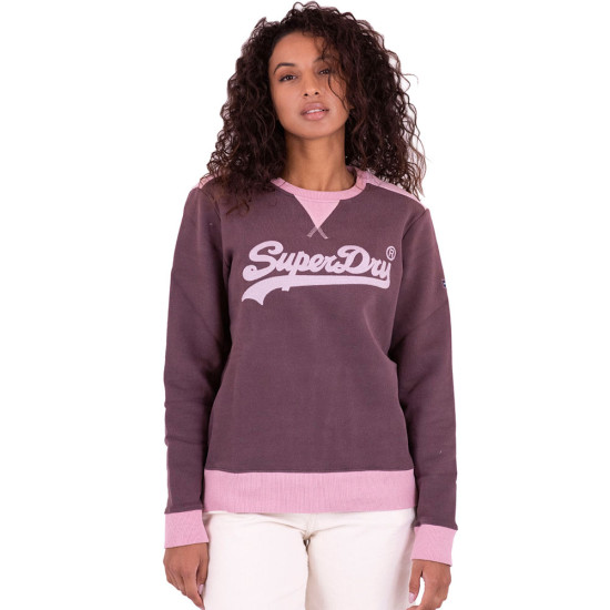 Superdry Γυναικείο φούτερ Vintage Logo American Colourblock Crew